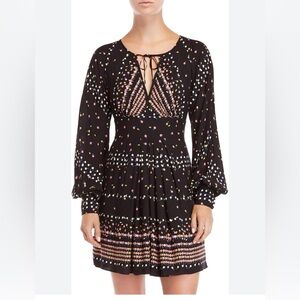 Free people black comb Dress
